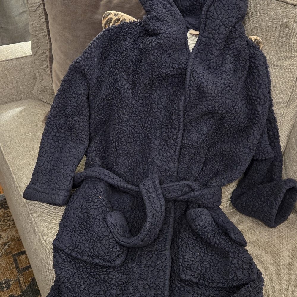 Pottery Barn Teen Robe in Navy Blue